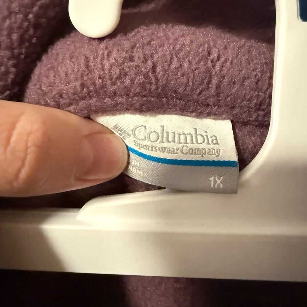 Columbia Lavender Fleece Jacket - Picture 2 of 2